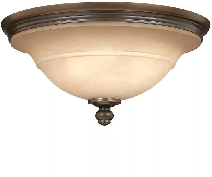 Elstead Lighting Plymouth plafoniera 3x60 W marrone HK-PLYMOUTH-F