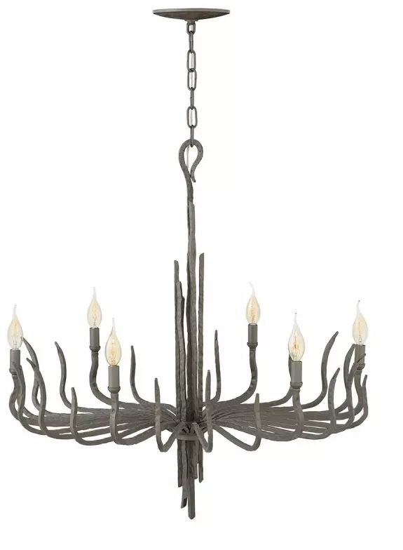 Elstead Lighting Spyre lampada sospesa 6x60 W marrone HK-SPYRE6C-MMB