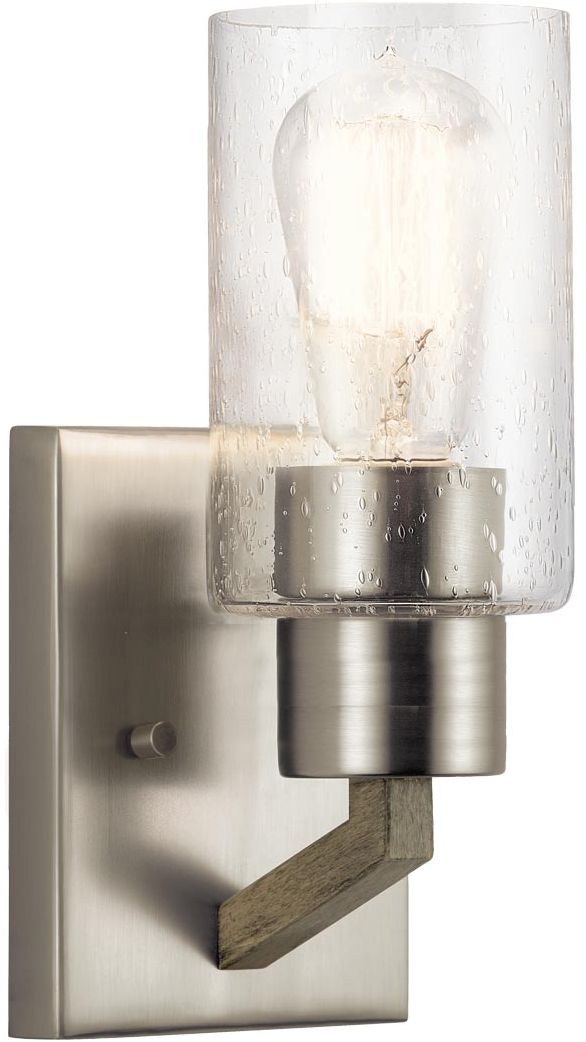 Elstead Lighting Deryn lampada da parete 1x60 W grigio KL-DERYN1-DAG