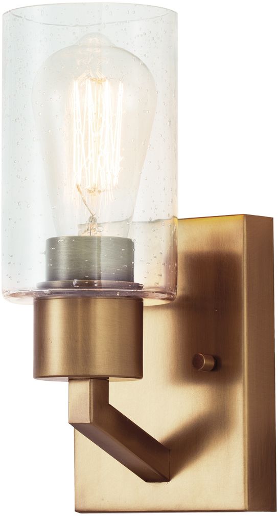 Elstead Lighting Deryn lampada da parete 1x60 W ottone KL-DERYN1-NBR