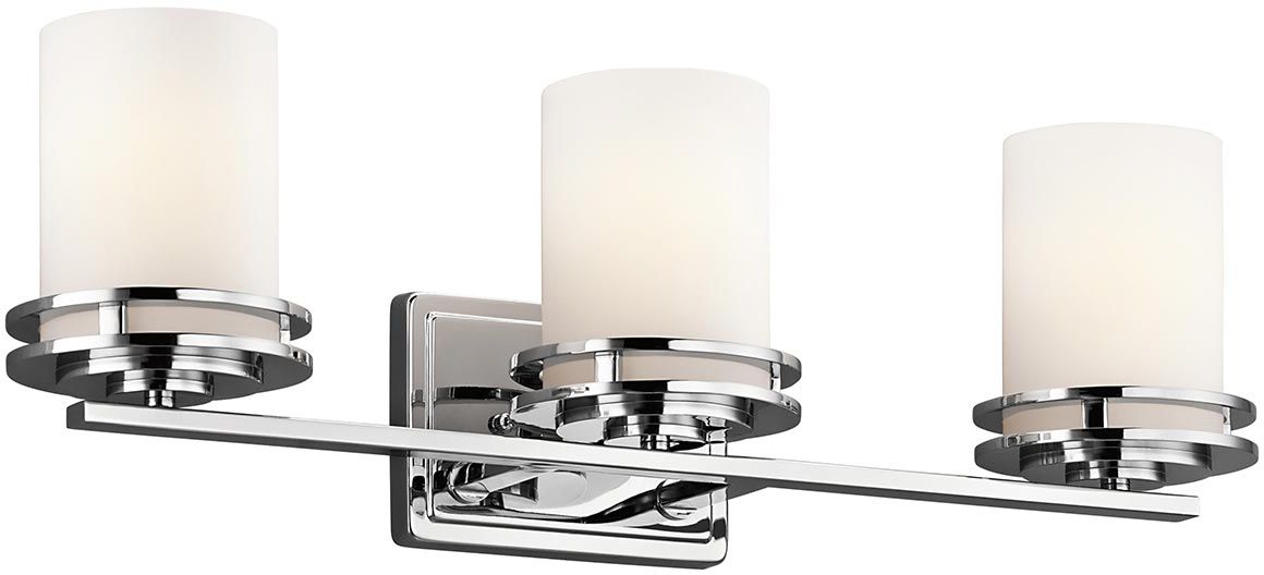 Elstead Lighting Hendrik lampada da parete 3x3 W cromo KL-HENDRIK3-BATH