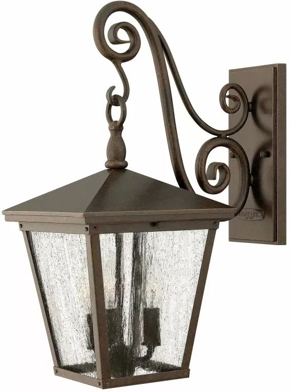 Elstead Lighting Trellis lampada da parete per esterni 3x60 W marrone HK-TRELLIS2-M