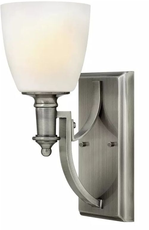 Elstead Lighting Truman lampada da parete 1x60 W nichel HK-TRUMAN1