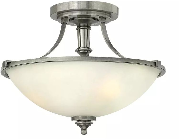 Elstead Lighting Truman lampada da soffitto 3x60 W nichel HK-TRUMAN-SF