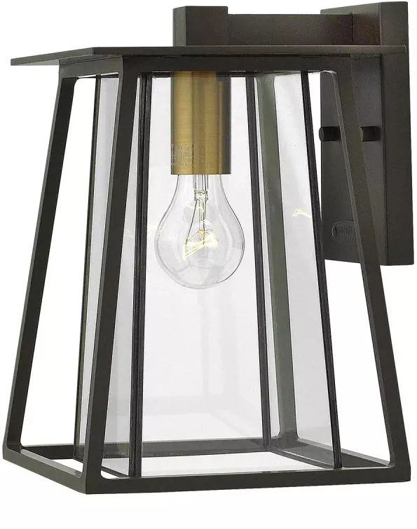 Elstead Lighting Walker lampada da parete per esterni 1x60 W marrone HK-WALKER2-M