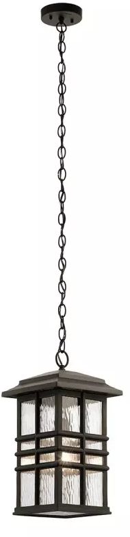 Elstead Lighting Beacon Square lampada sospesa per esterni 1x60 W marrone KL-BEACON-SQUARE8-OZ