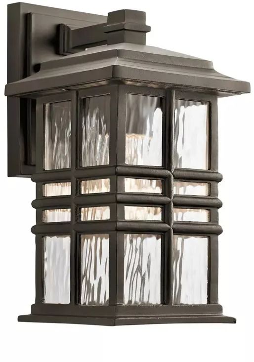 Elstead Lighting Beacon Square lampada da parete per esterni 1x60 W marrone KL-BEACON-SQUARE-S-OZ