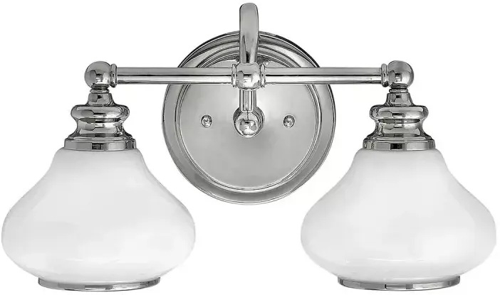 Elstead Lighting Ainsley lampada da parete 2x3 W cromo HK-AINSLEY2-BATH