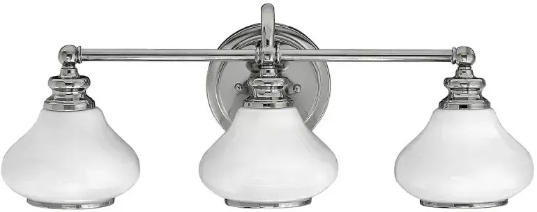 Elstead Lighting Ainsley lampada da parete 3x3 W cromo HK-AINSLEY3-BATH