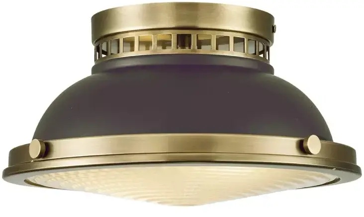 Elstead Lighting Amelia lampada da soffitto 2x40 W marrone HK-AMELIA-F-M-RB