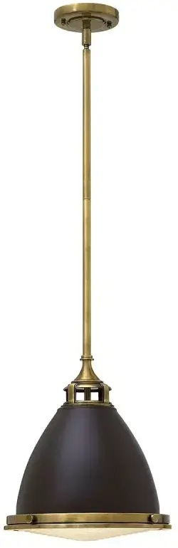 Elstead Lighting Amelia lampada sospesa 1x60 W marrone HK-AMELIA-P-M-RB