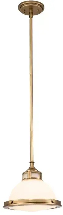 Elstead Lighting Amelia lampada sospesa 1x60 W ottone HK-AMELIA-P-S-HB