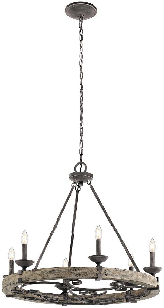 Elstead Lighting Taulbee lampada sospesa 6x60 W KL-TAULBEE6