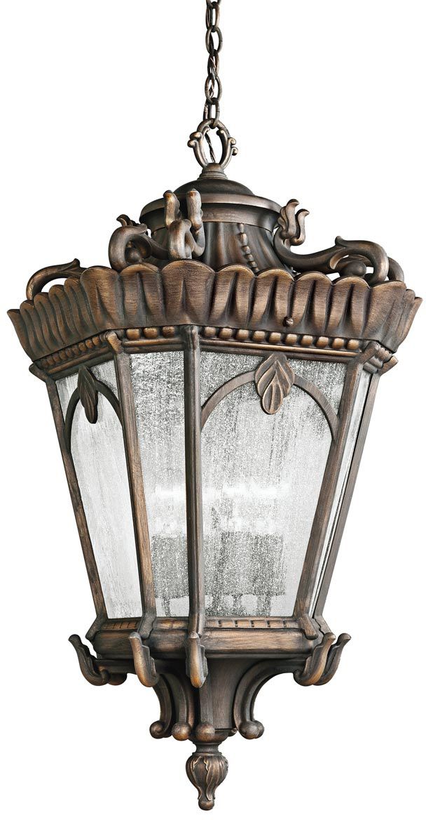 Elstead Lighting Tournai lampada sospesa per esterni 4x60 W grigio-marrone KL-TOURNAI8G-XL