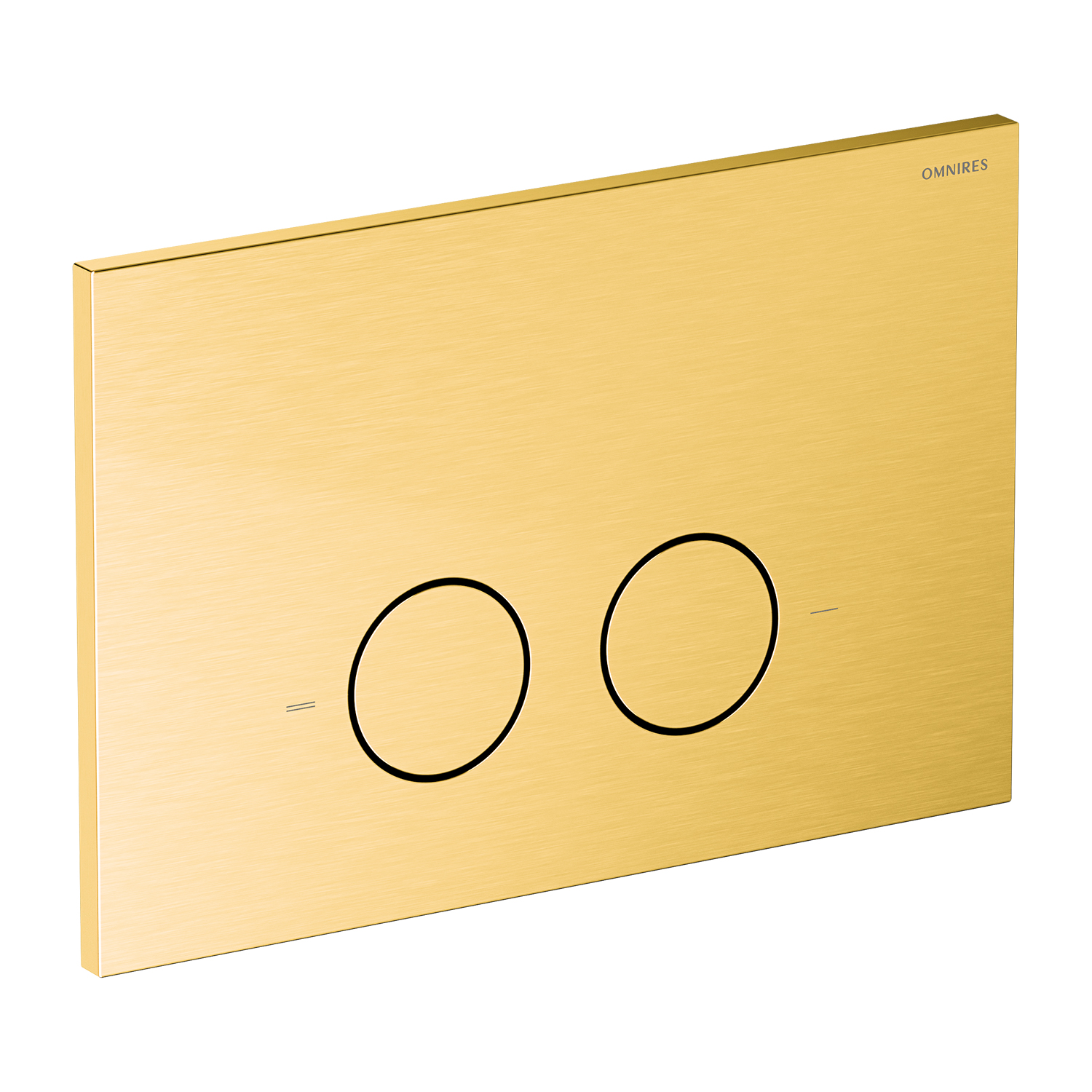 Omnires Steel-R45 placca di comando per WC oro ST45PS1GLB