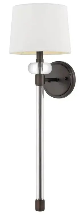Elstead Lighting Barbour lampada da parete 1x40 W marrone QZ-BARBOUR1-HO
