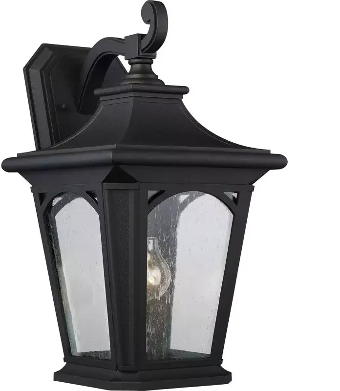 Elstead Lighting Bedford lampada da parete per esterni 1x60 W nero QZ-BEDFORD2-L