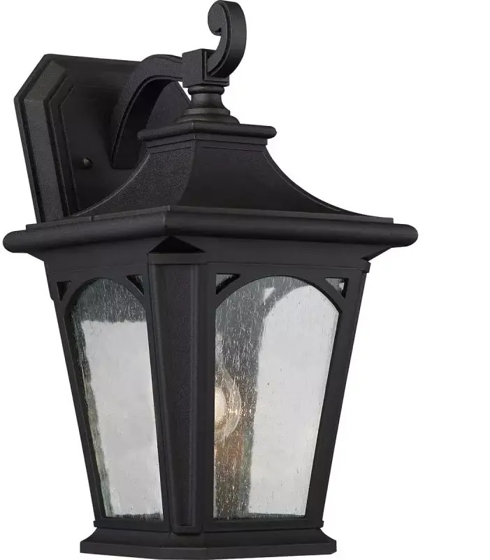 Elstead Lighting Bedford lampada da parete per esterni 1x60 W nero QZ-BEDFORD2-M