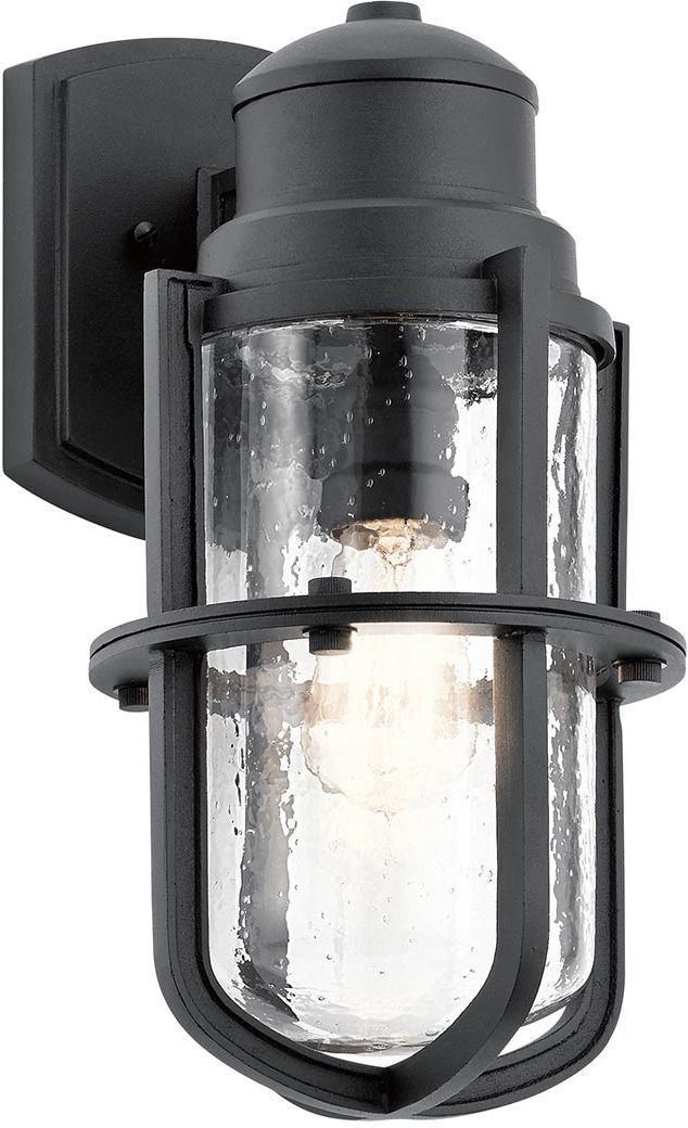 Elstead Lighting Suri lampada da parete per esterni 1x60 W nero KL-SURI-M