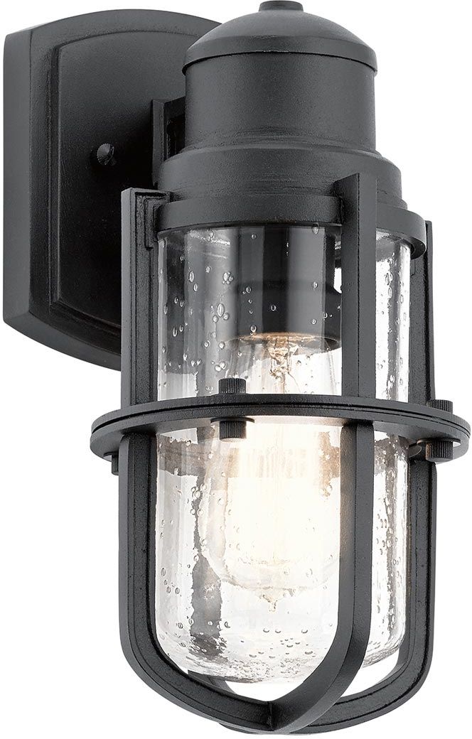 Elstead Lighting Suri lampada da parete per esterni 1x40 W nero KL-SURI-S