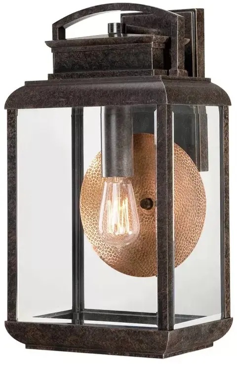 Elstead Lighting Byron lampada da parete per esterni 1x60 W marrone QZ-BYRON-L