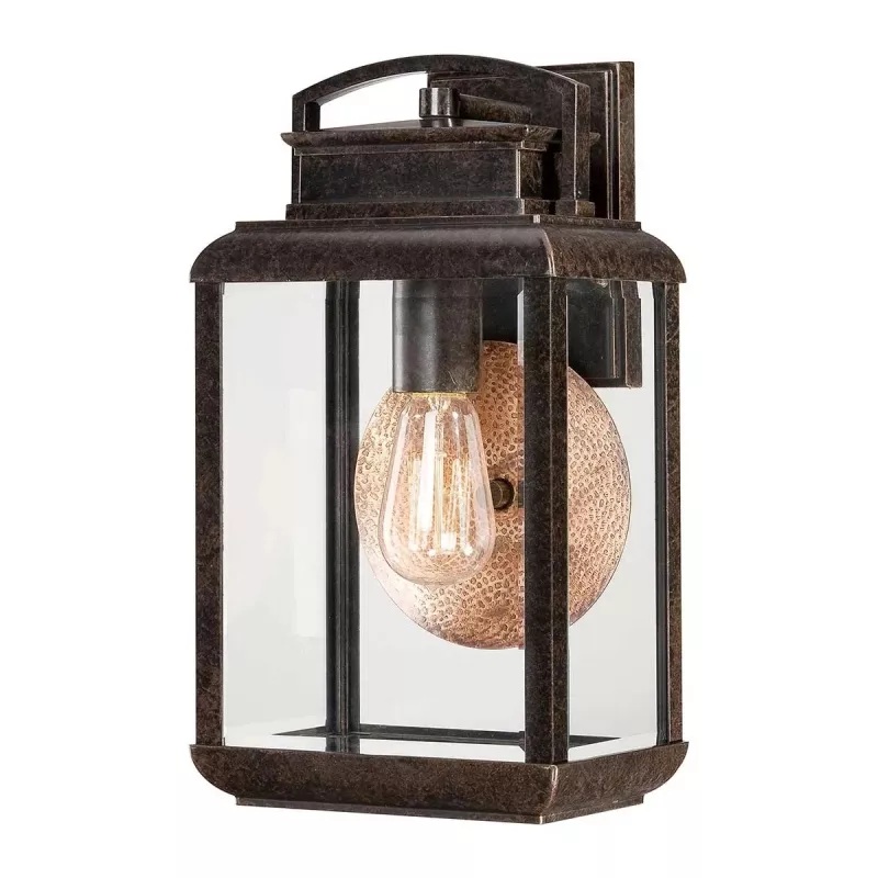 Elstead Lighting Byron lampada da parete per esterni 1x60 W marrone QZ-BYRON-M