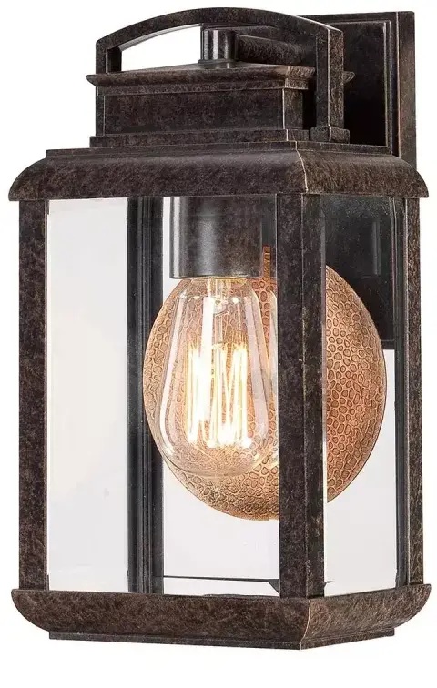 Elstead Lighting Byron lampada da parete per esterni 1x60 W marrone QZ-BYRON-S