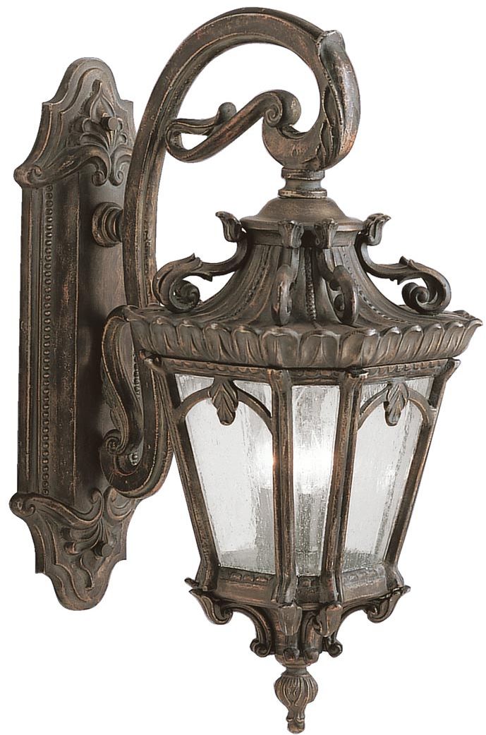 Elstead Lighting Tournai lampada da parete per esterni 3x60 W grigio-marrone KL-TOURNAI2-XL