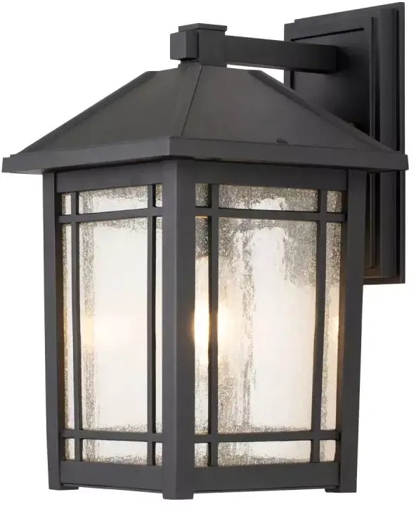 Elstead Lighting Cedar Point lampada da parete per esterni 1x60 W nero QZ-CEDAR-POINT-L-BK