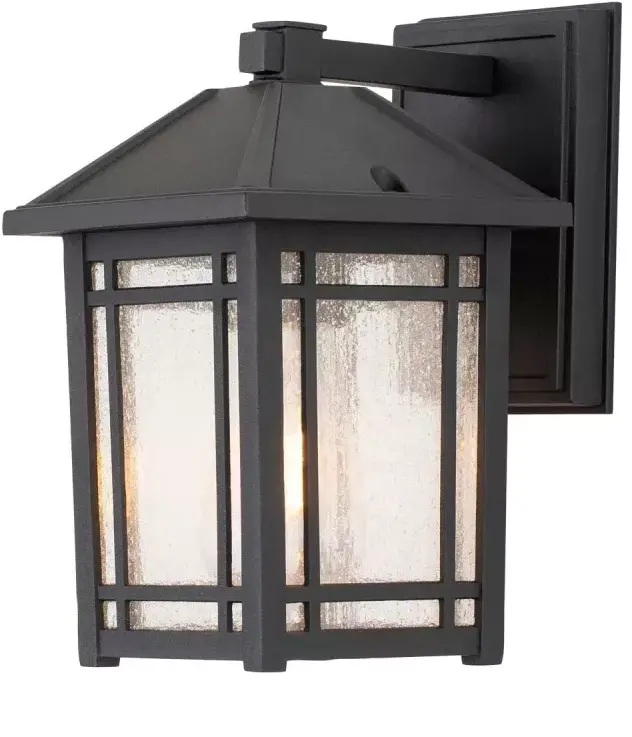 Elstead Lighting Cedar Point lampada da parete per esterni 1x60 W nero QZ-CEDAR-POINT-S-BK