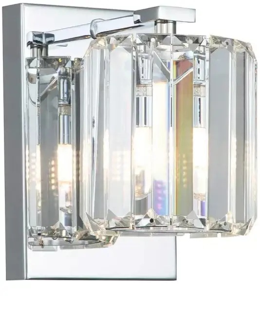 Elstead Lighting Divine lampada da parete 1x3 W cromo QZ-DIVINE1-PC-BATH