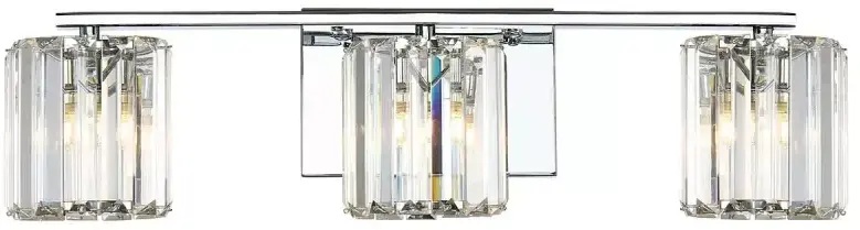 Elstead Lighting Divine lampada da parete 3x3 W cromo QZ-DIVINE3-PC-BATH