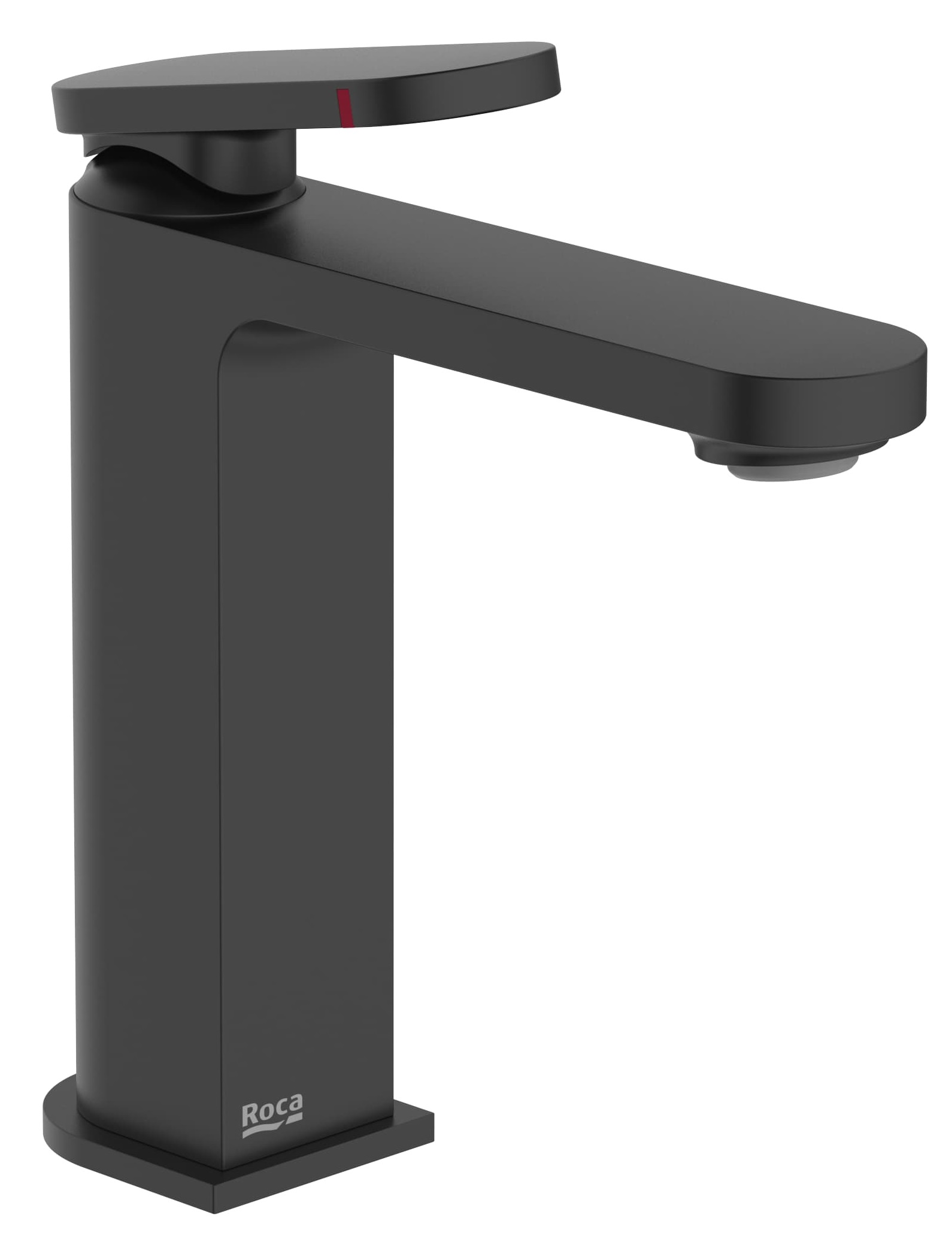 Roca Kay rubinetto per lavabo verticale nero A5A3A7GNB0