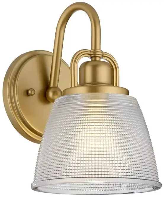 Elstead Lighting Dublin lampada da parete 1x3 W ottone QZ-DUBLIN1-PNBR