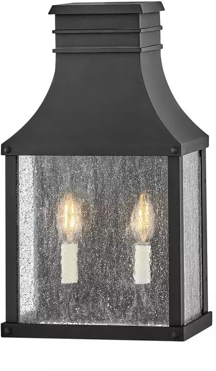 Elstead Lighting Beacon Hill lampada da parete per esterni 2x40 W nero HK-BEACON-HILL7-MB