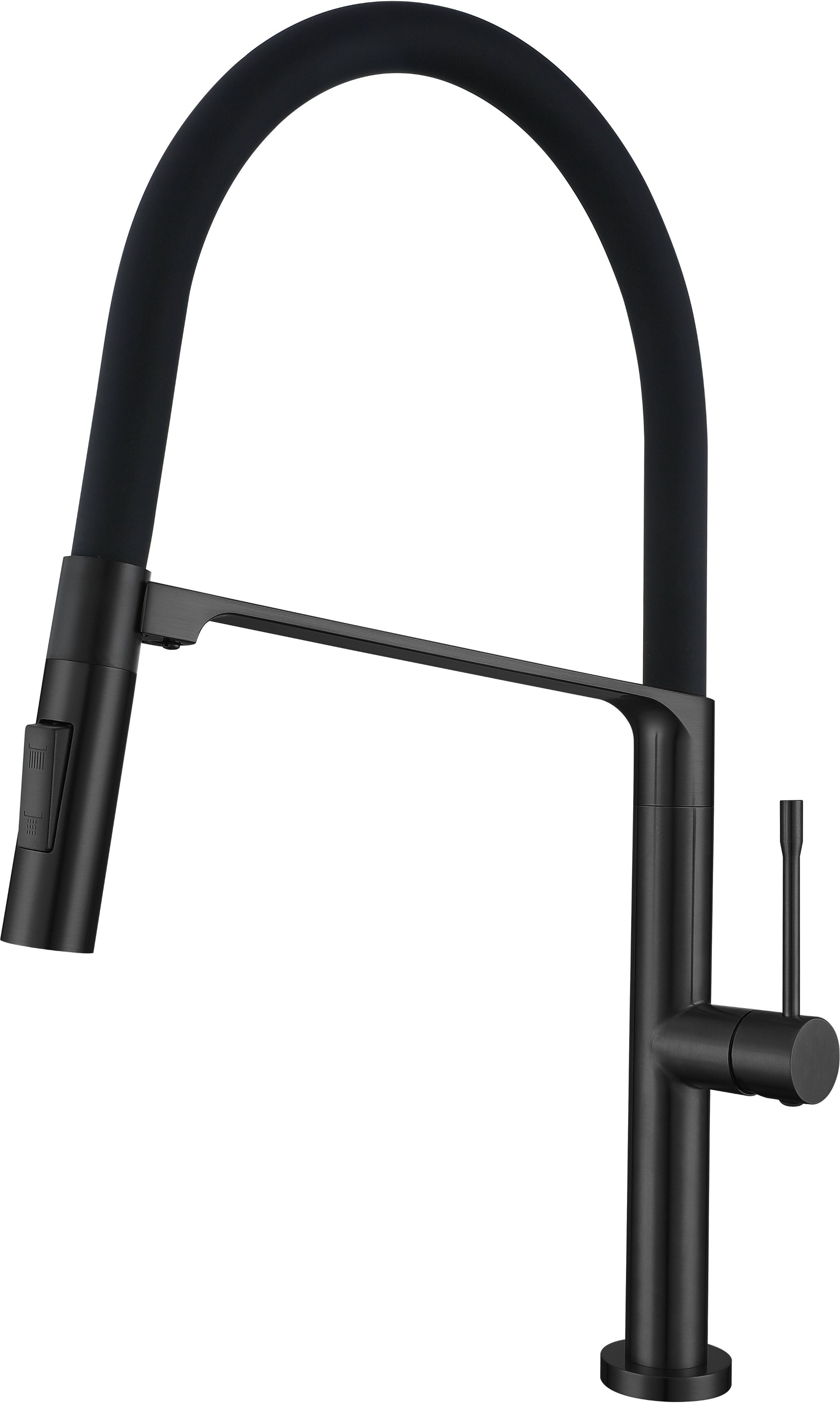 Ruvetti Azula rubinetto da cucina verticale nero 1011FB