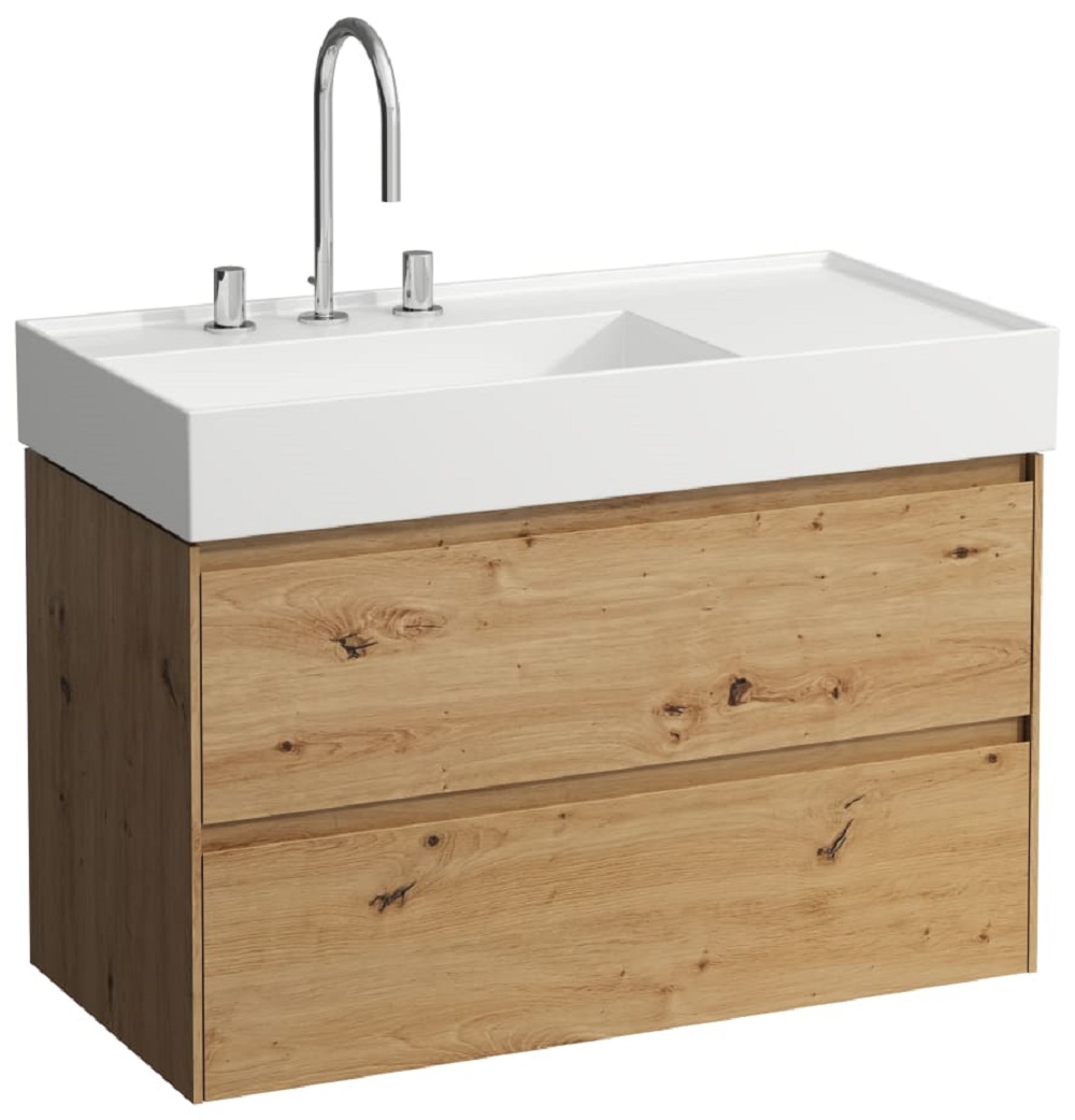 Laufen Lani armadietto 88x45x51.5 cm sottolavabo sospeso rovere H4039521122671