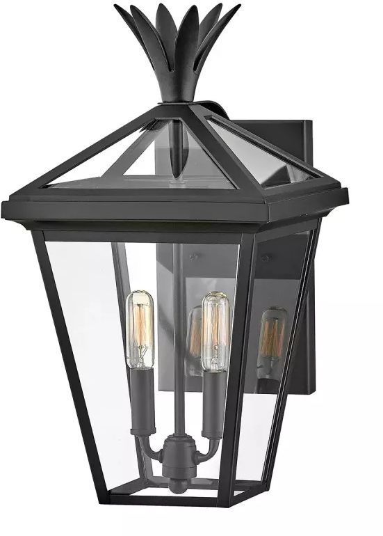 Elstead Lighting Palma lampada da parete per esterni 2x40 W nero HK-PALMA-M-BK