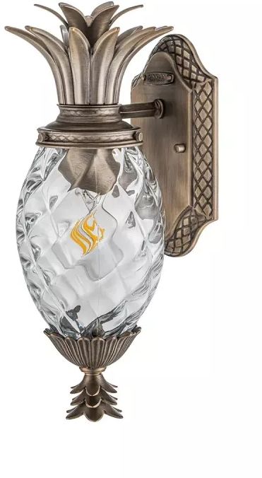 Elstead Lighting Plantation lampada da parete per esterni 1x40 W marrone HK-PLANTATION-S-BU