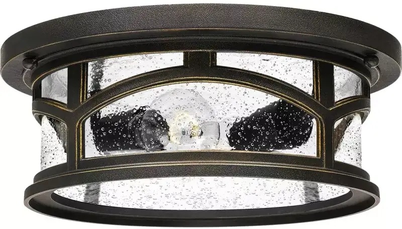 Elstead Lighting Marblehead plafoniera per esterni 2x60 W marrone QZ-MARBLEHEAD-F