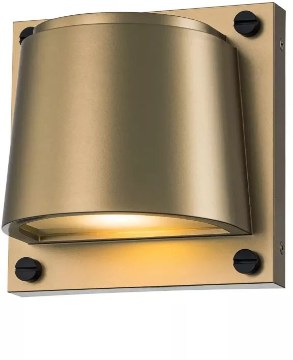 Elstead Lighting Scout lampada da parete per esterni 1x8 W ottone HK-SCOUT-PHB