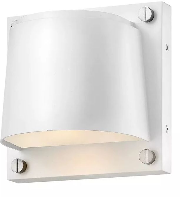 Elstead Lighting Scout lampada da parete per esterni 1x8 W bianco HK-SCOUT-WHT