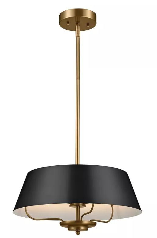 Elstead Lighting Luella lampada da soffitto 3x40 W nero KL-LUELLA-3P-BKB