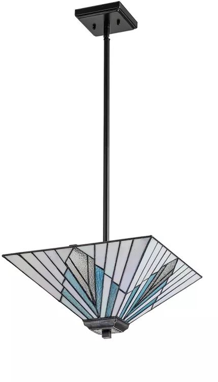 Elstead Lighting Alderley lampada da soffitto 2x60 W marrone TF-ALDERLEY-F-P