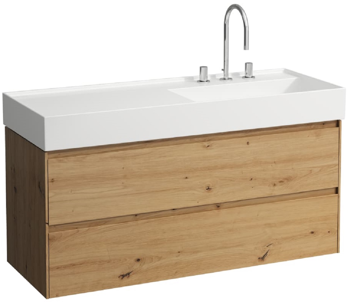 Laufen Lani armadietto 118x45x51.5 cm sottolavabo sospeso rovere H4039821122671