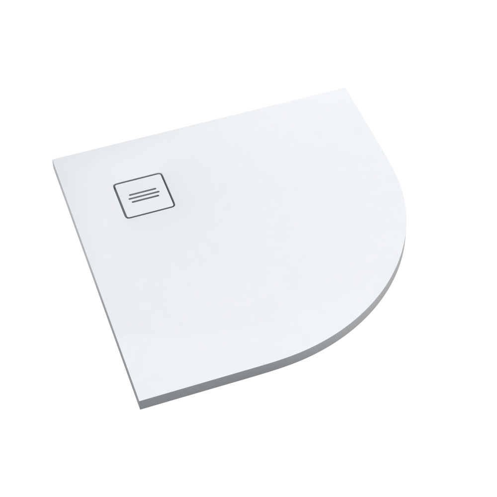 Schedline Protos Smooth White piatto doccia semicircolare 90x90 cm bianco 3SP.P1O-9090-M1