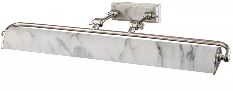 Elstead Lighting Winchfield lampada da parete 4x40 W bianco-nichel WINCHFIELD-PLL-PN-WM