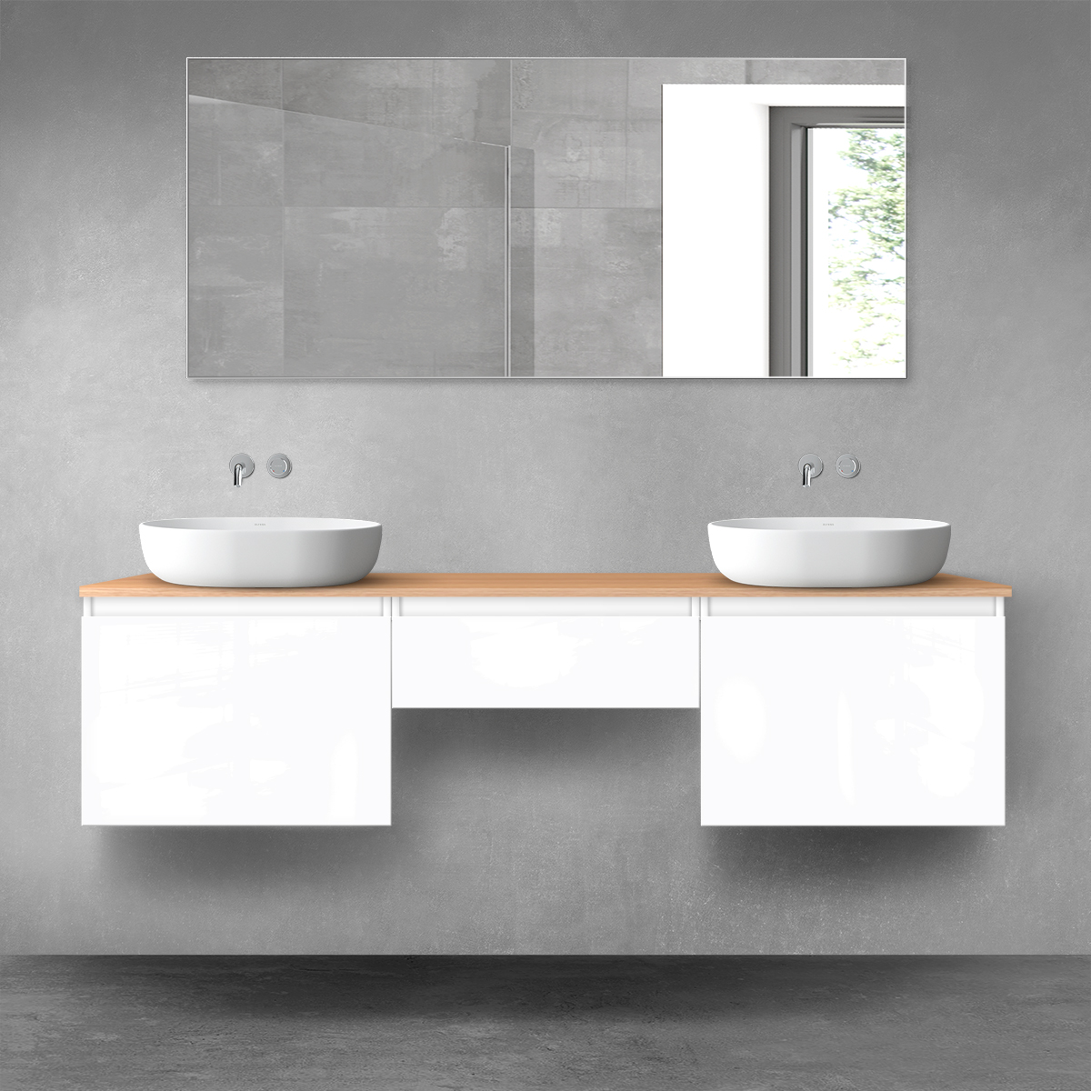 Set armadietto Oltens Vernal 60013000, armadietto Oltens Vernal 60009000, 63021060