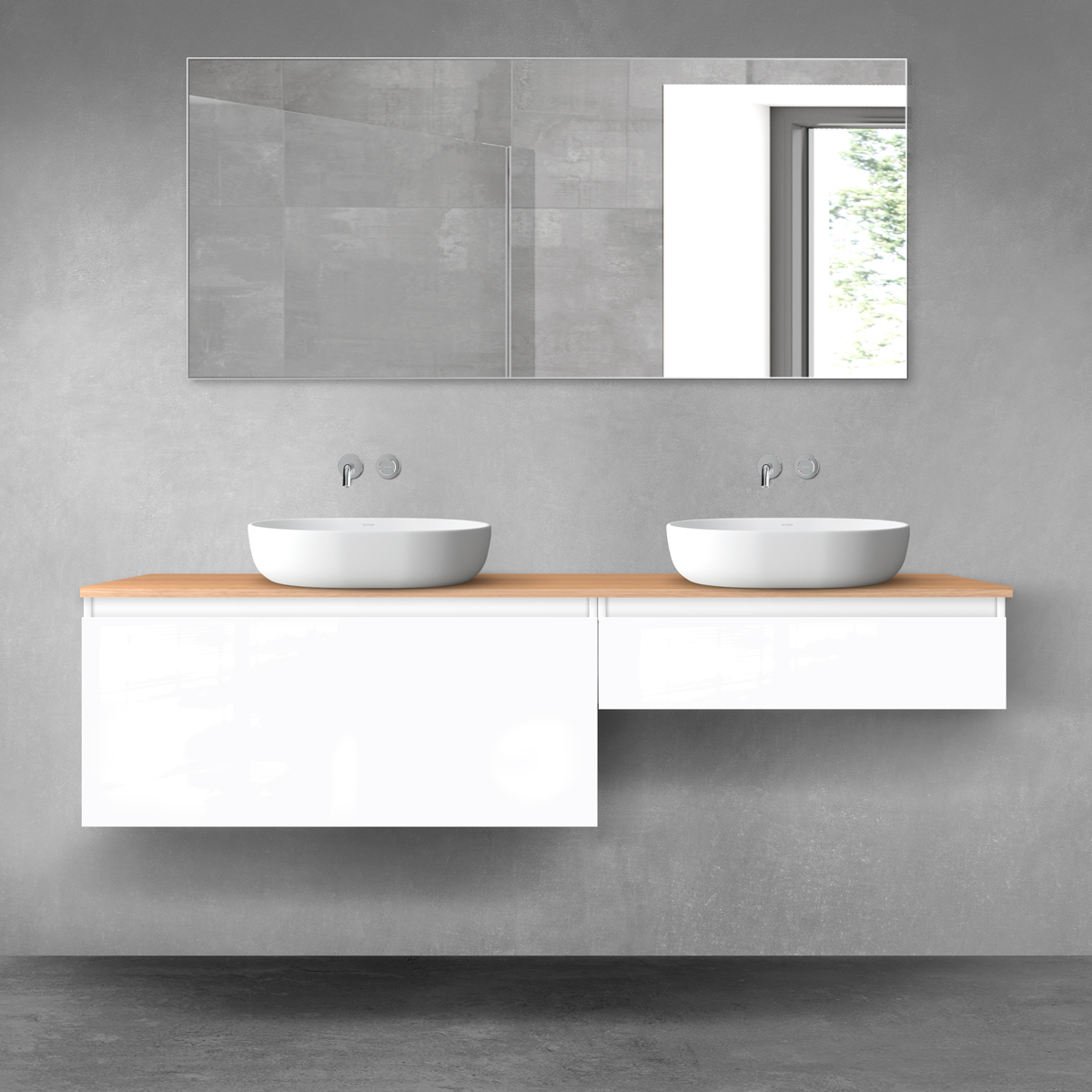 Set armadietto Oltens Vernal 60015000, armadietto Oltens Vernal 60010000, 63021060