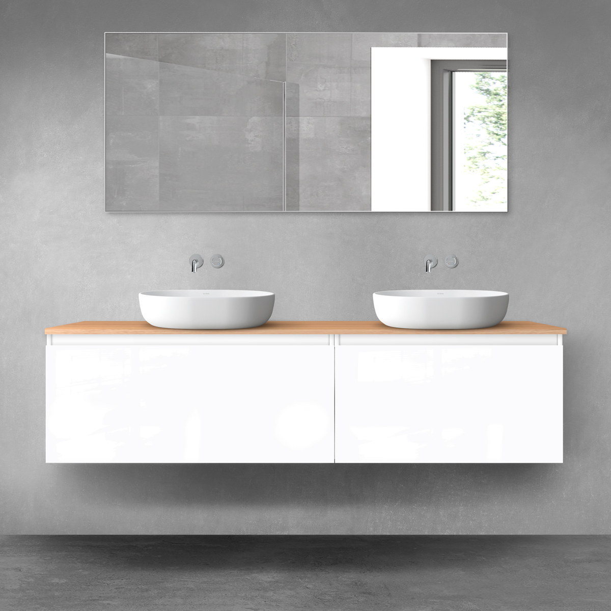 Set armadietto Oltens Vernal 60015000, armadietto Oltens Vernal 60014000, 63021060
